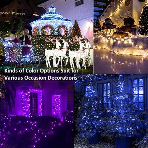 Brizled Smart Halloween Lights 1, 197 pies, 600 luces LED que cambi...