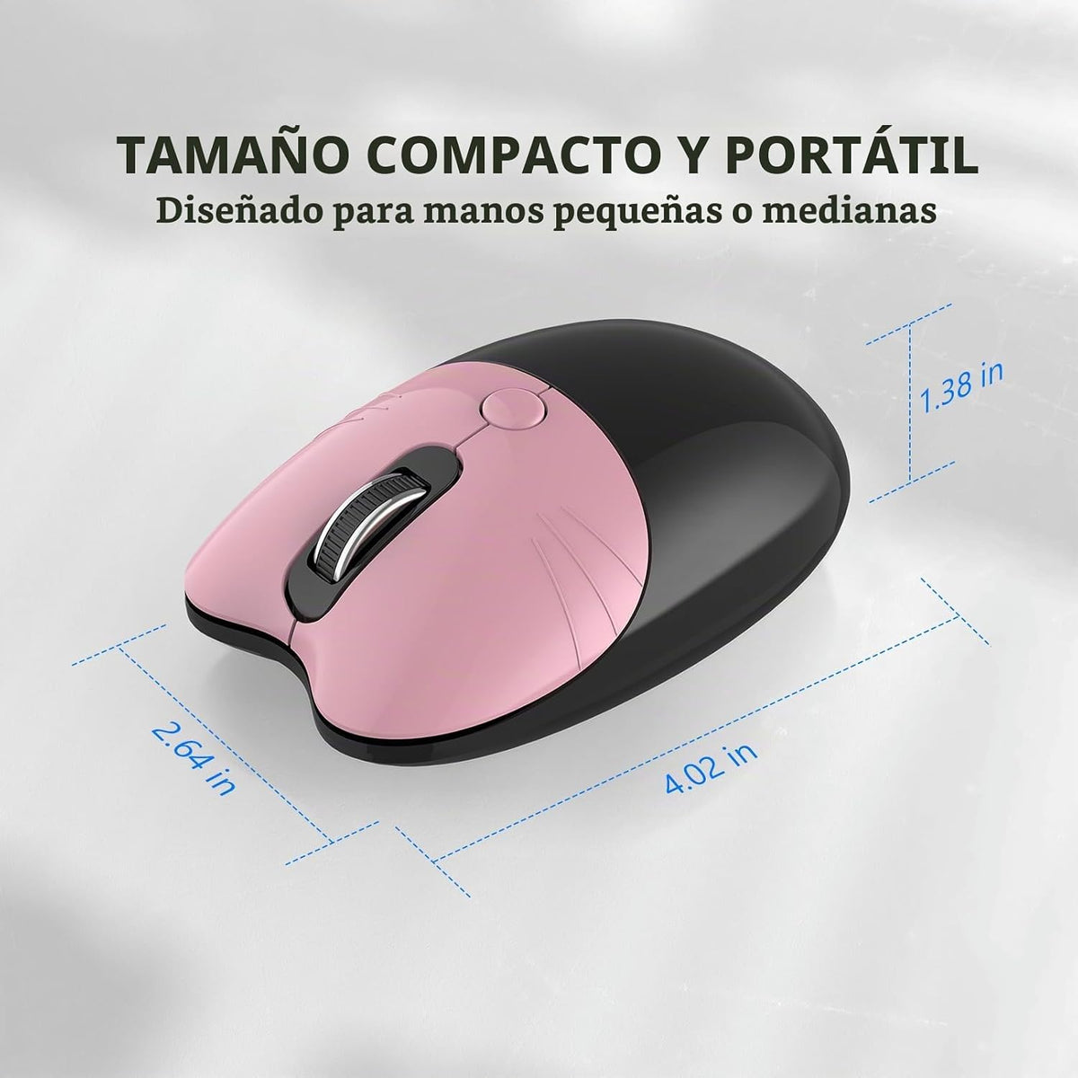 MOFII Combo de teclado y mouse inalámbricos, teclado redondo retro...