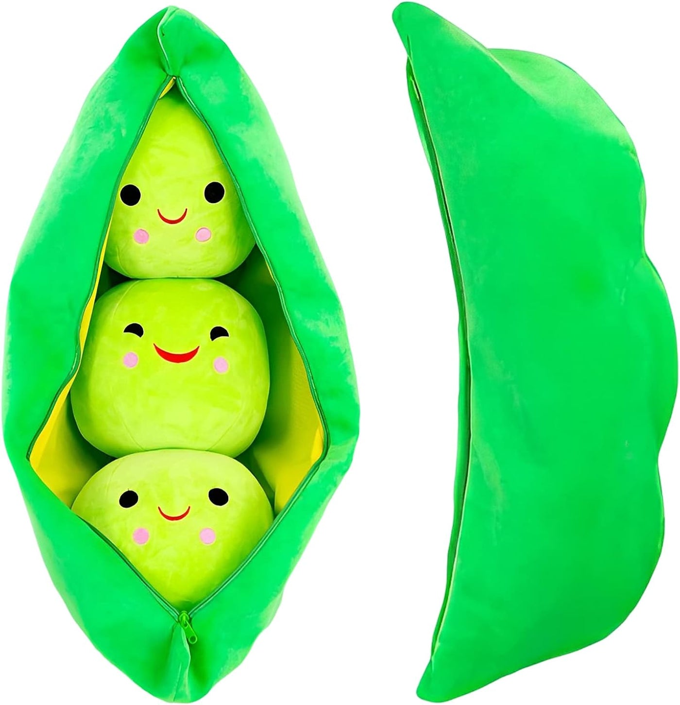 AOQI Peluche Gigante de Guisantes en una Vaina Juguete de Peluche A...
