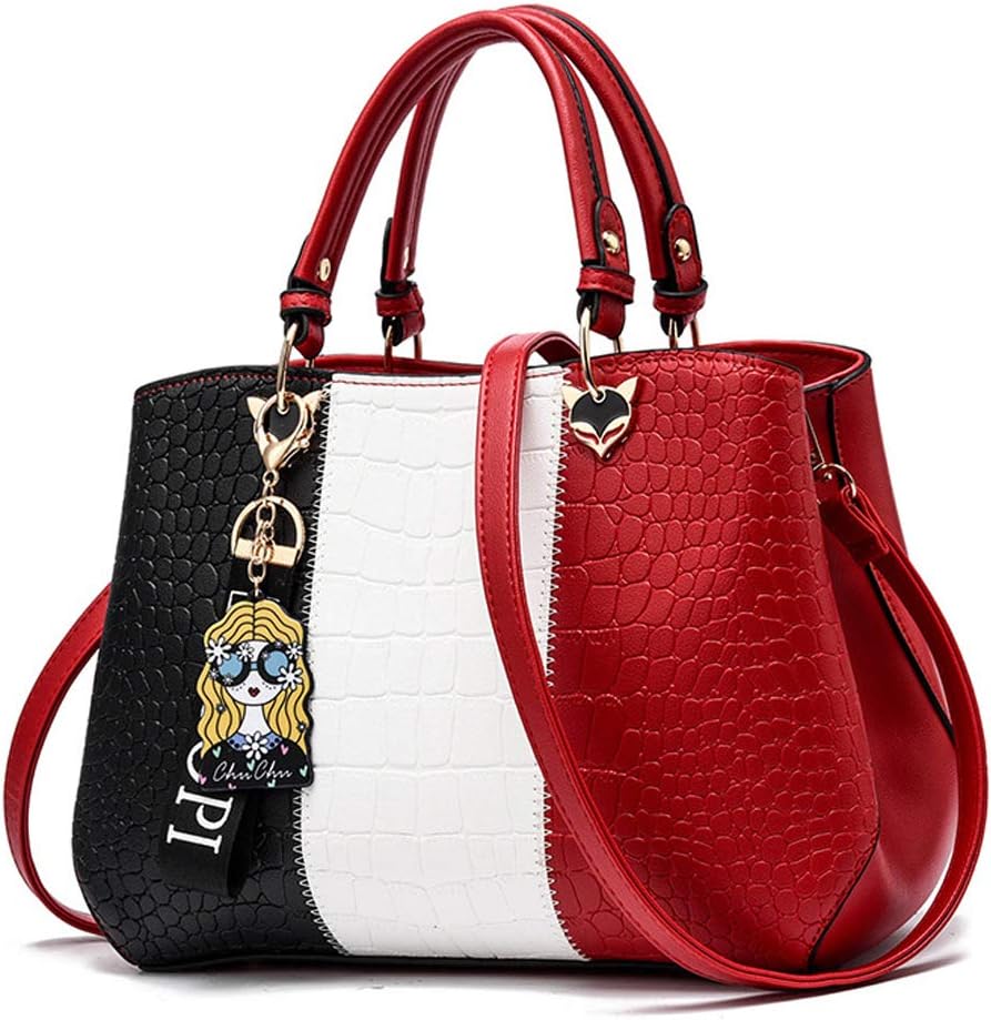 Bolsos de mano para mujer, bolsos de mano de piel sintética, bolsos...