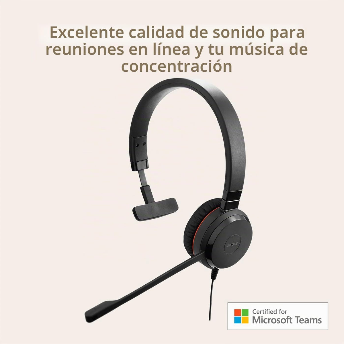 Jabra Evolve 30 II (edición 2025) - Auriculares con cable de una so...