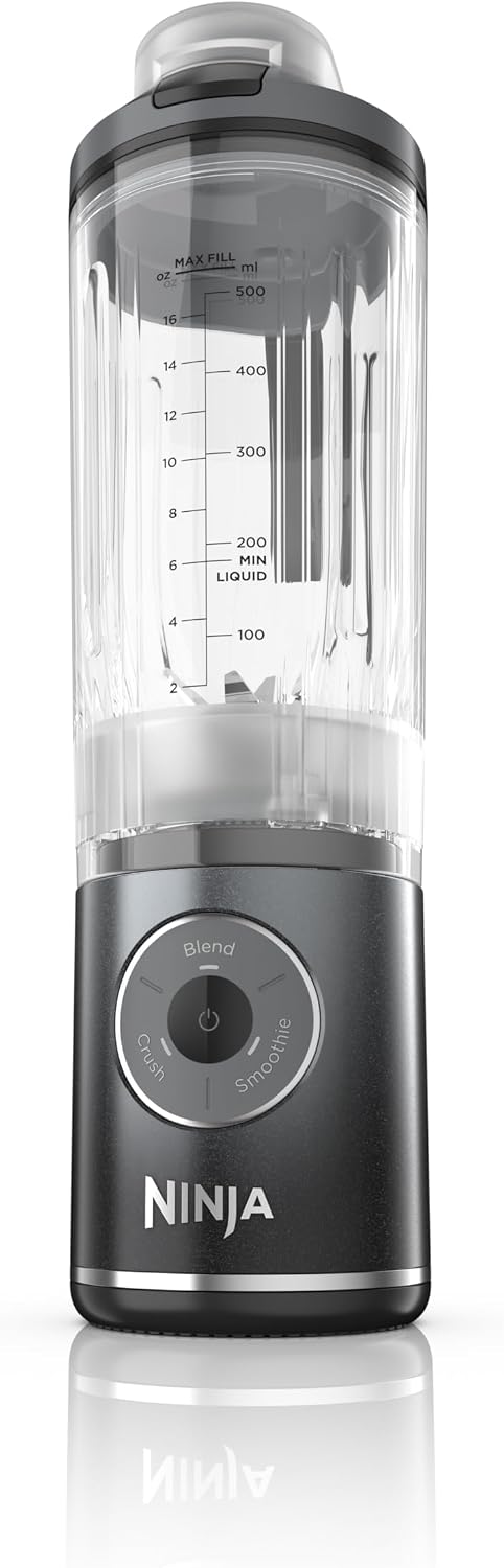 Ninja Blender, Blast Max, inalámbrico, Licuadora personal para bati...