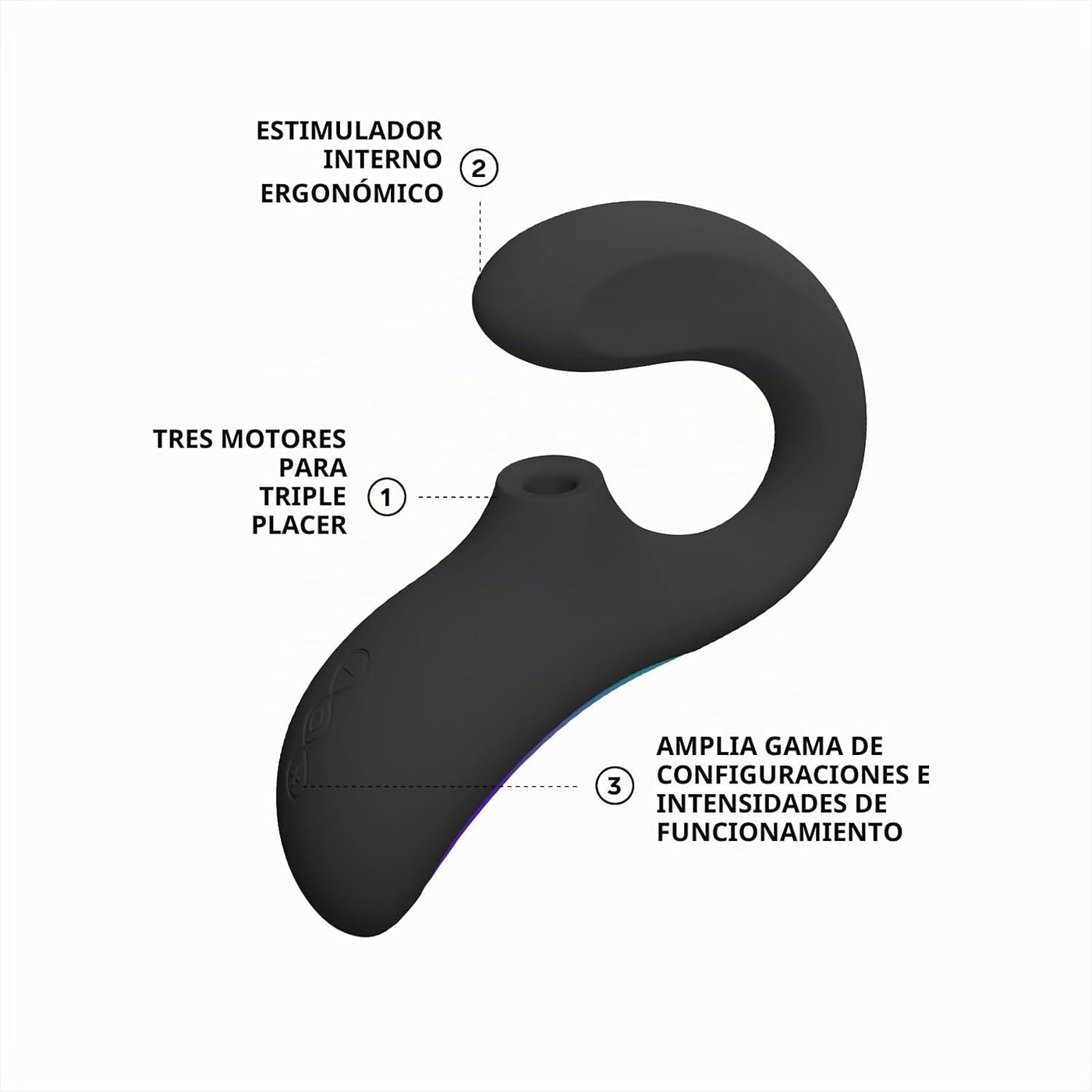 LELO Enigma Wave Vibrador de triple estimulación para mujeres, vibr...