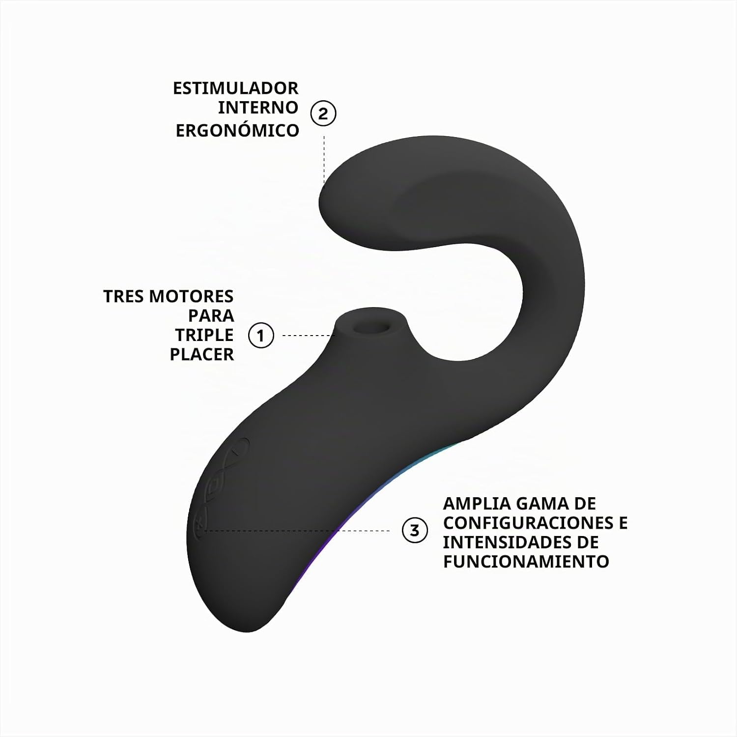 LELO Enigma Wave Vibrador de triple estimulación para mujeres, vibr...