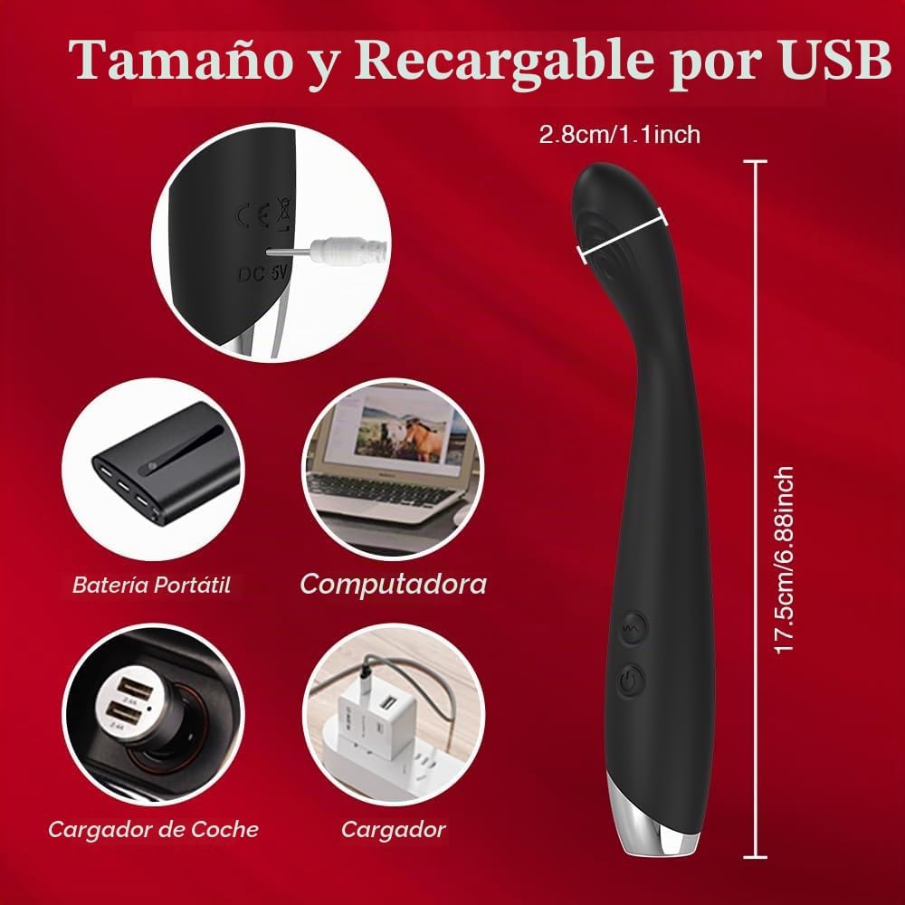 Juguetes sexuales con vibrador de punto G, juguetes para adultos co...