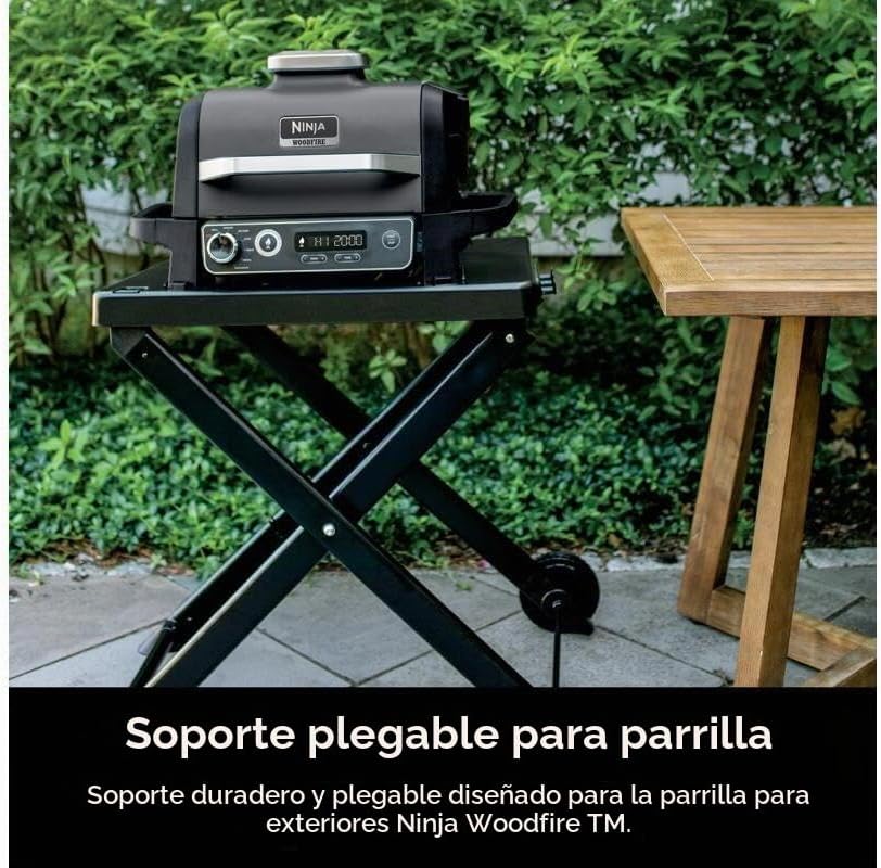 Soporte plegable para parrilla de exterior Ninja XSKSTAND Woodfire,...