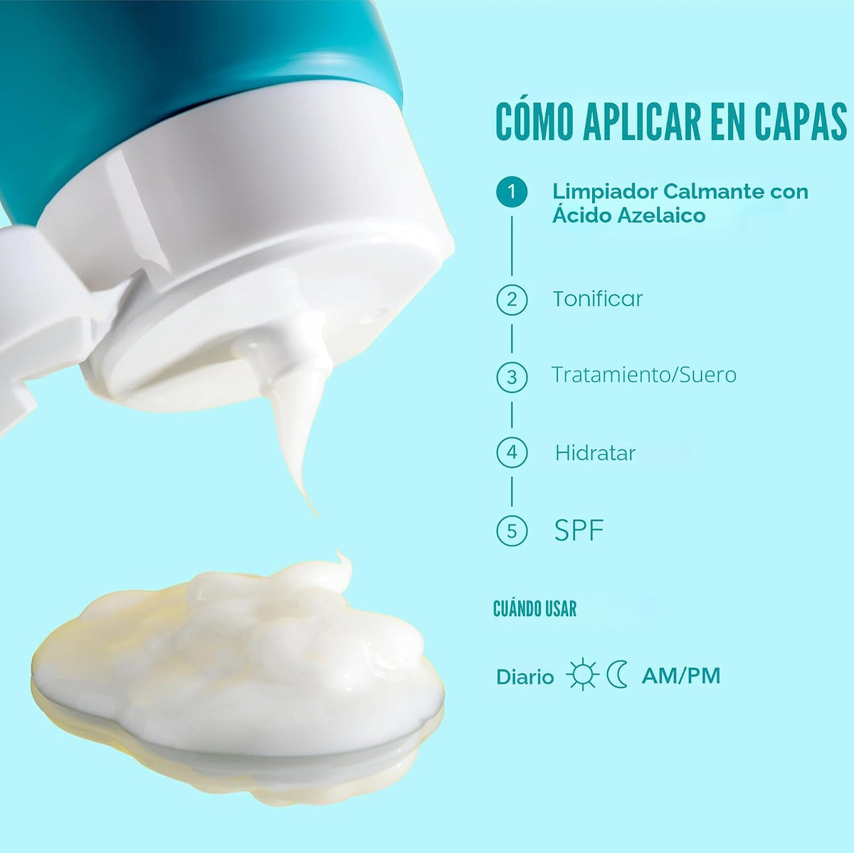 Good Molecules Limpiador calmante de ácido azelaico \u2013 Lavado f...