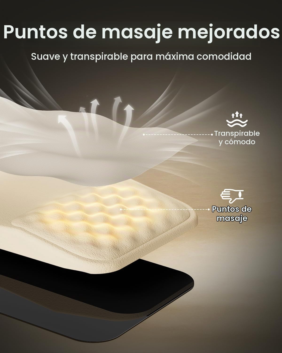 ProtoArc MP50 - Alfombrilla de mouse ergonómica con reposamuñecas,...