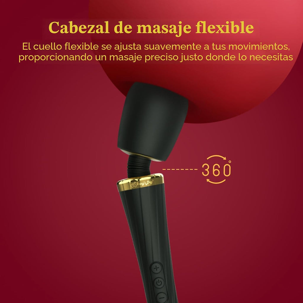 Kit de Vibrador de Varita Tracy's Dog, Masajador Inalámbrico co...