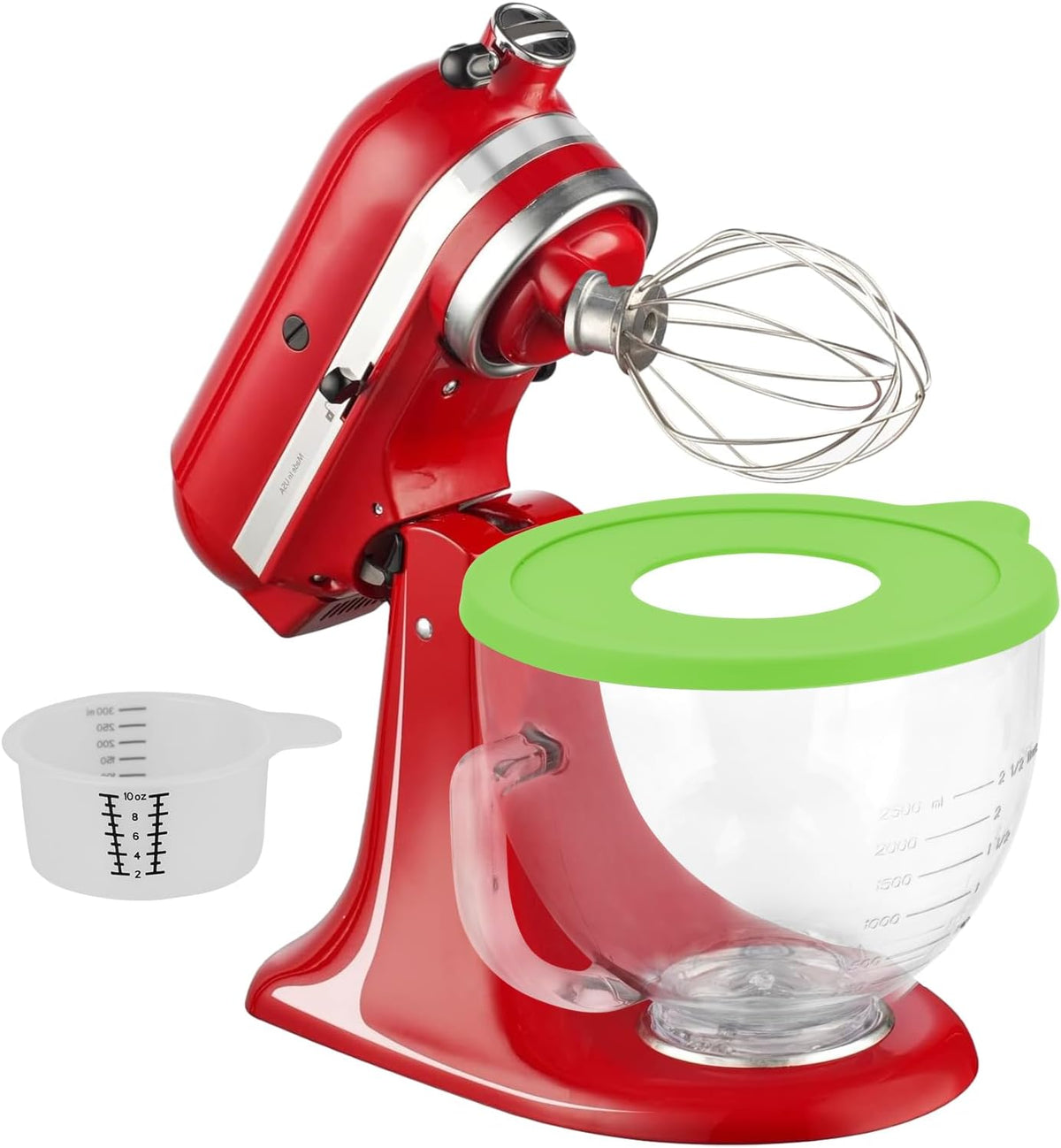Tazón de vidrio compatible con KITCHENAID 4.5\/5 QT con cabezal de...