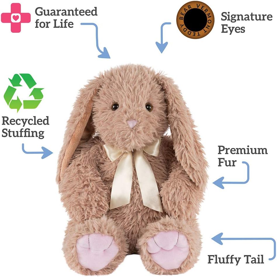 Vermont Teddy Bear Bunny Peluche Animal 20" | USA Bear Hospital Car...