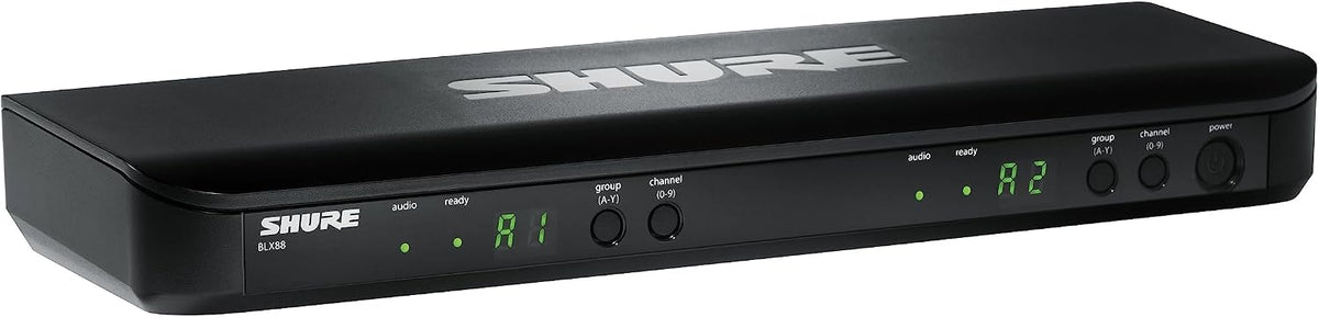 Shure BLX288\/B58 Sistema de audio inalámbrico de doble canal Banda...