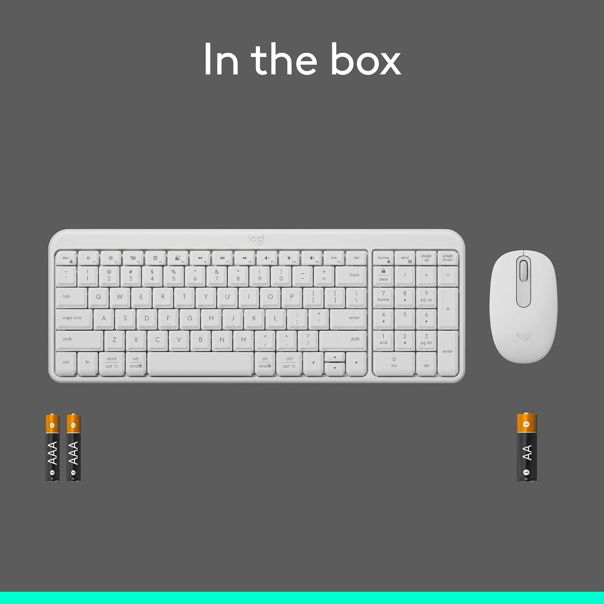 Logitech MK250 Combo de teclado y mouse inalámbricos Bluetooth comp...