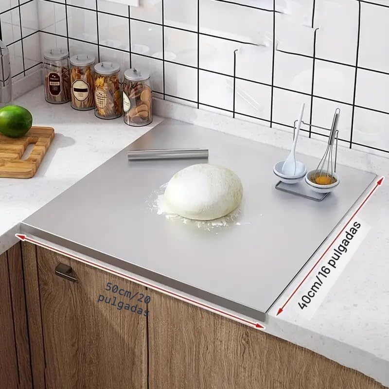 Tablas de cortar de acero inoxidable para cocina, alfombrillas de c...