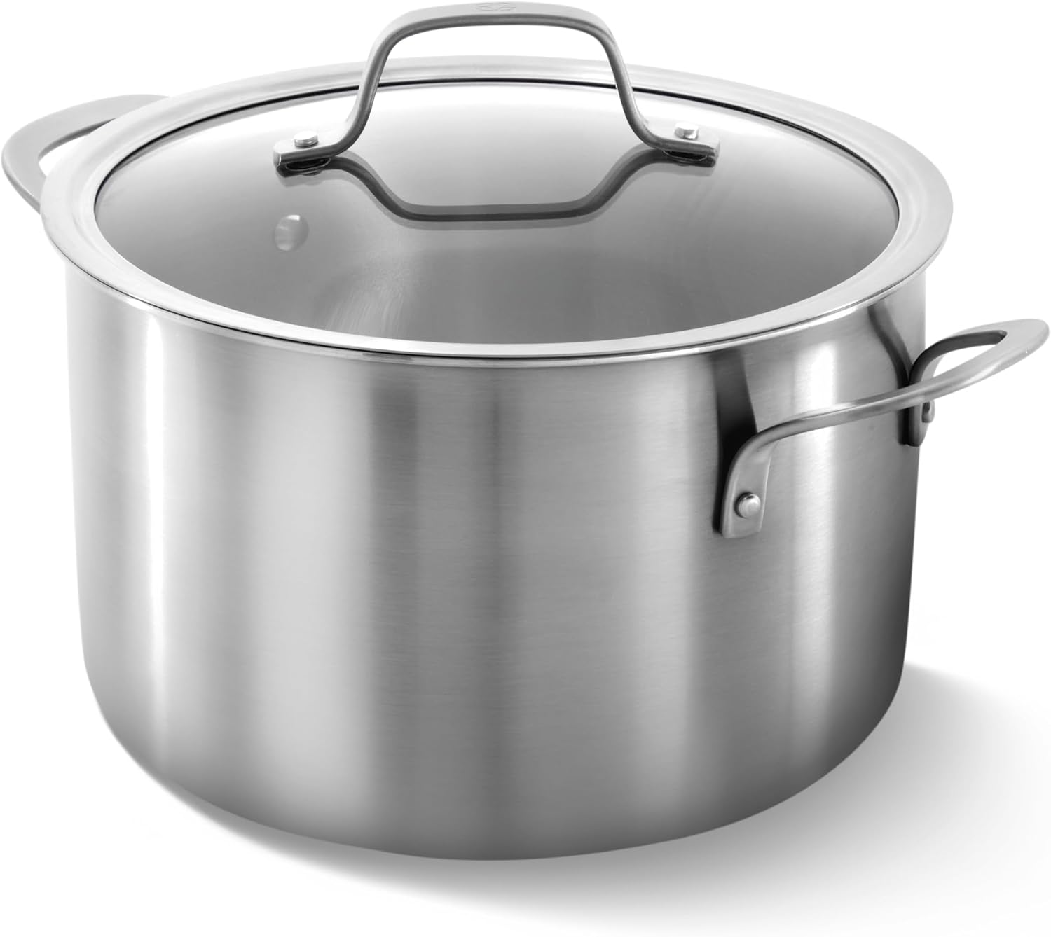 Calphalon Juego de utensilios de cocina de acero inoxidable cepilla...