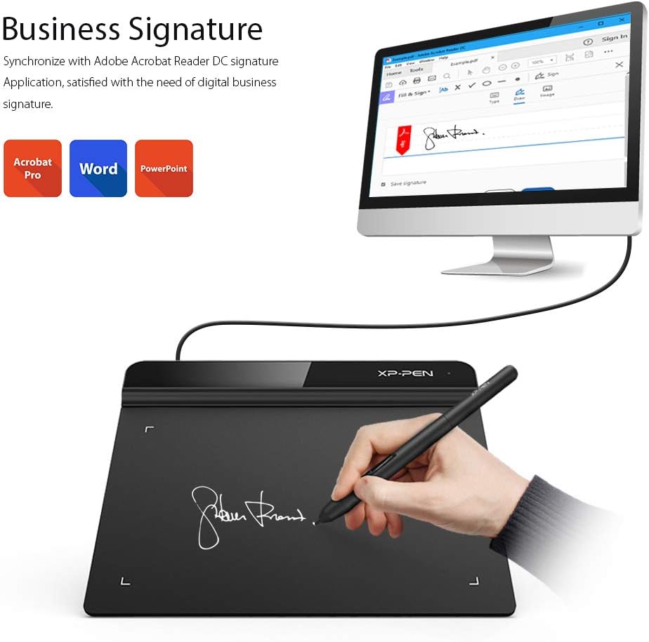 Tableta de Dibujo XPPen StarG640 Tableta Gráfica Digital de 6x4 Pul...