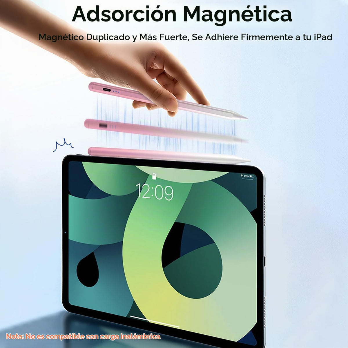 Lápiz capacitivo para Apple iPad (2026-2018), lápiz capacitivo de c...