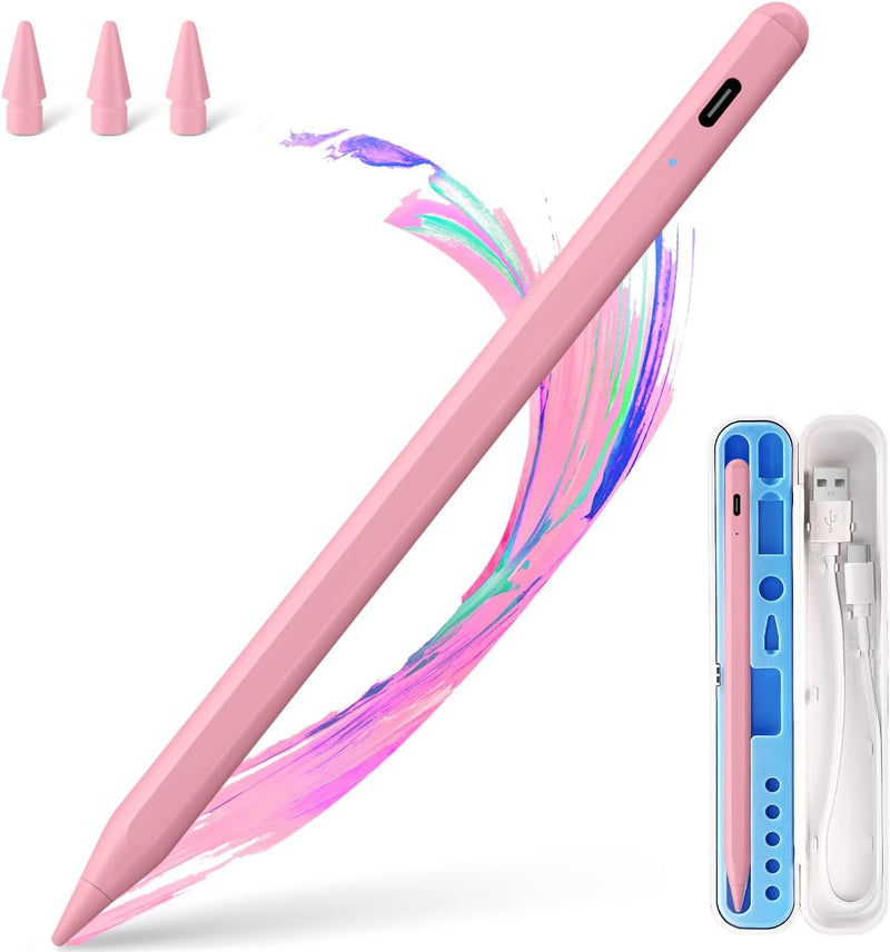 BLEBLE - Lápiz capacitivo para iPad 2018-2026, lápiz de carga rápid...