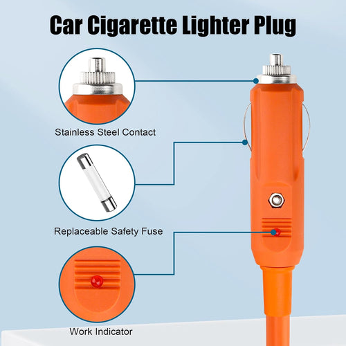 12V\/24V 14AWG Cable de Carga de Encendedor de Cigarrillos para Aut...