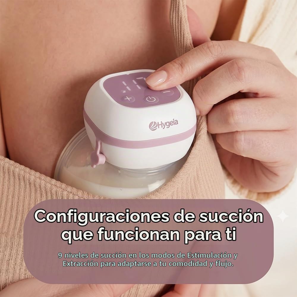 Hygeia Esprit - Extractor de leche portátil, con copa de 1.063 in,...