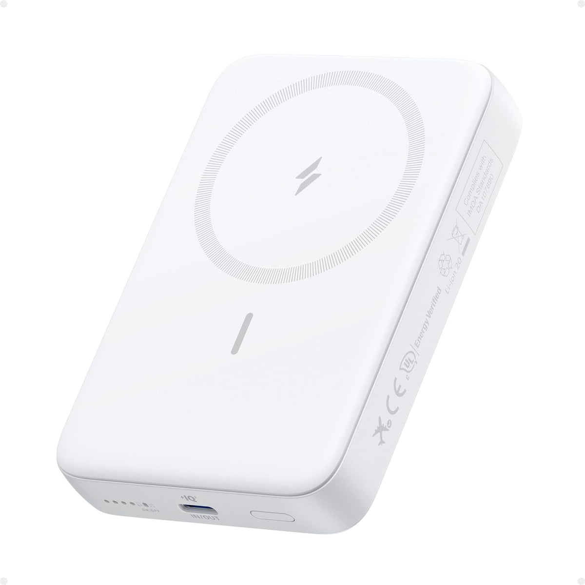 Anker Zolo - Banco de energía magnético, cargador portátil Magsafe...