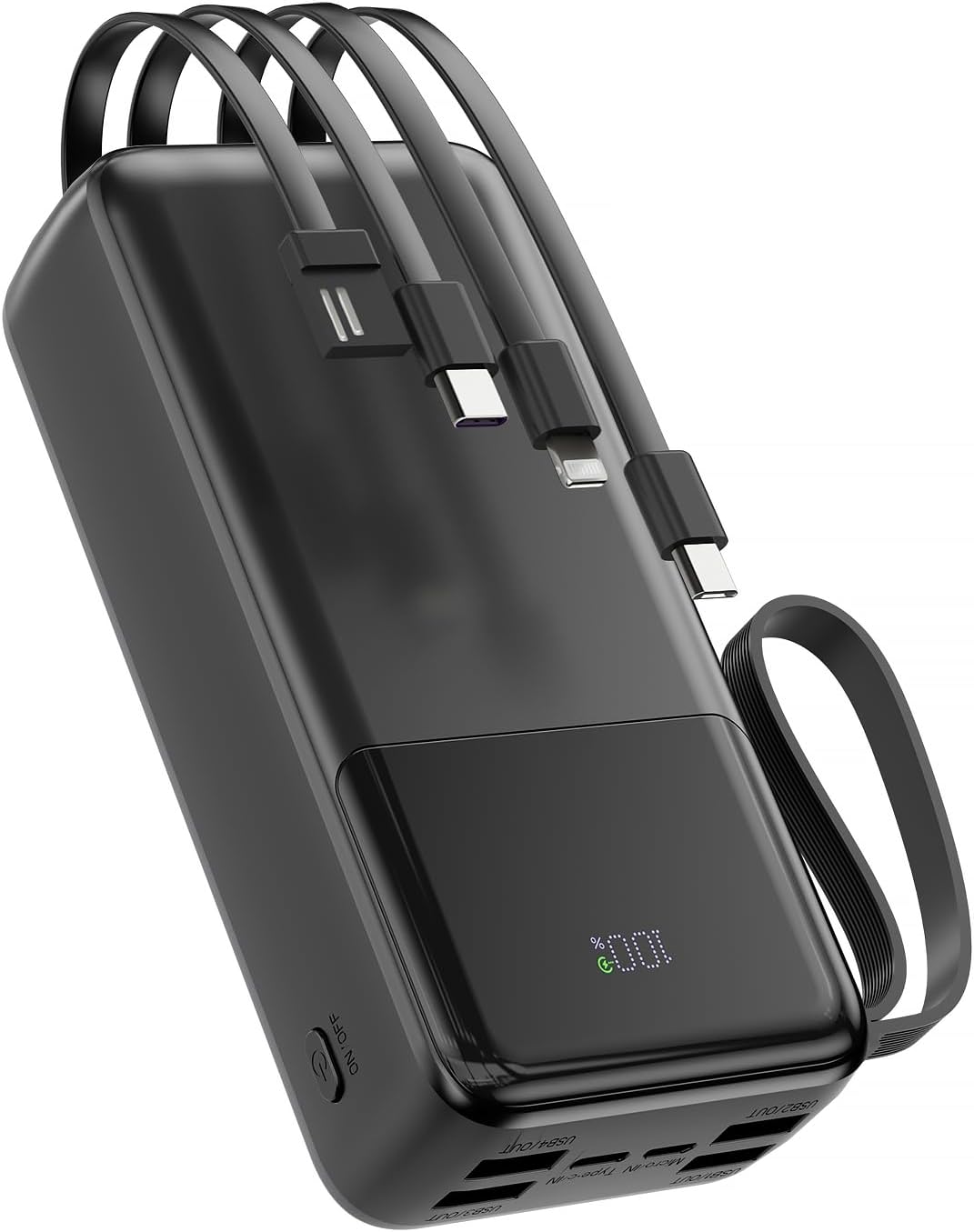 Cargador Portátil Power Bank 50000mAh - 7 Salidas y 3 Entradas USB-...