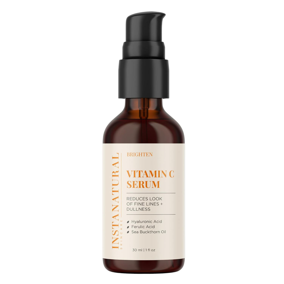 InstaNatural Vitamin C Serum con ácido hialurónico y Vit E \u2013 N...