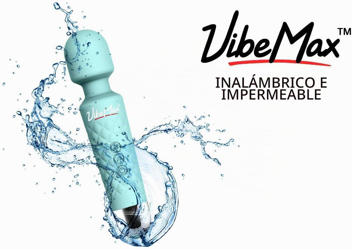 VibeMax Masajeador personal recargable, potente vibración multivelo...