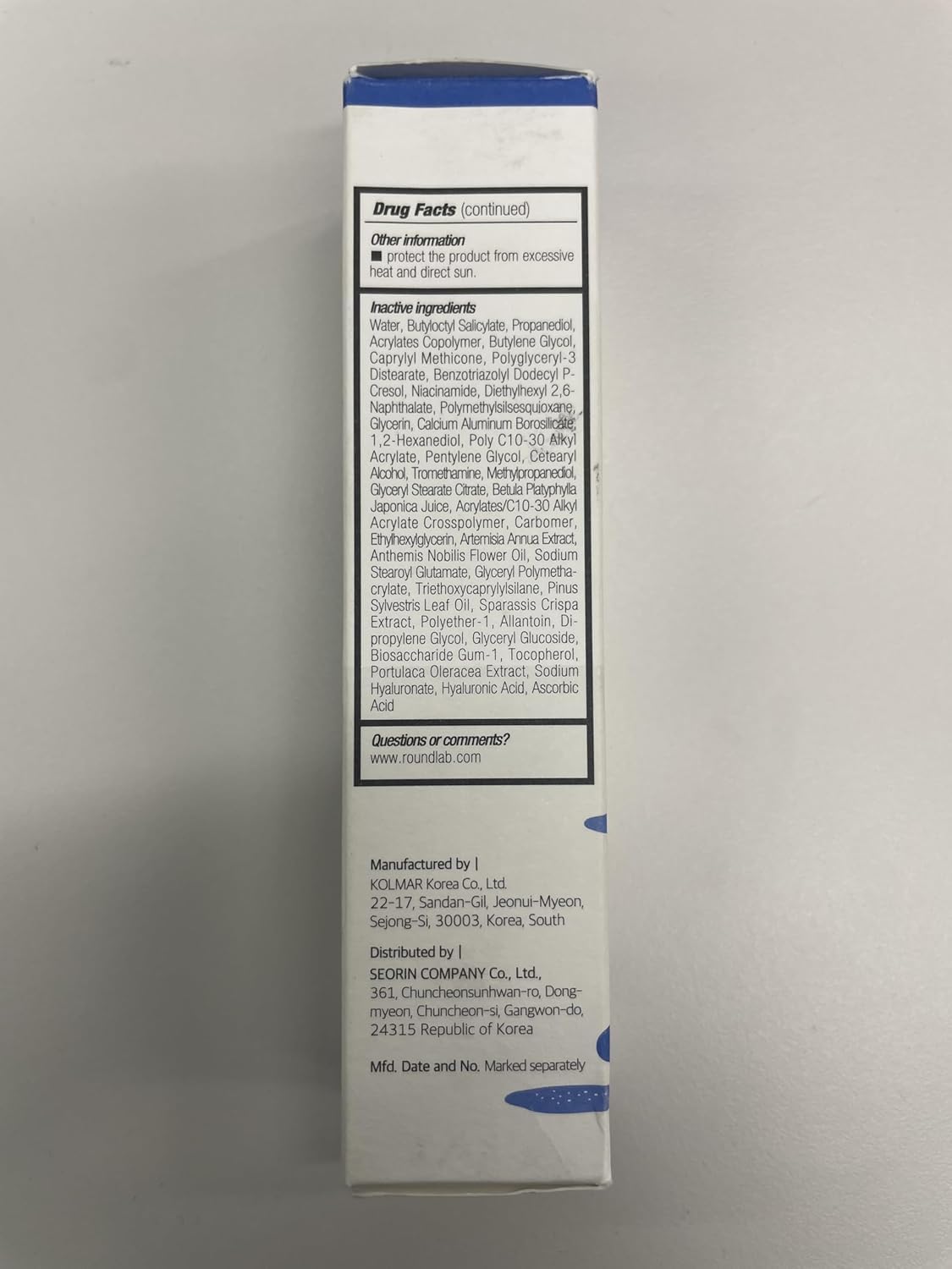 ROUND LAB Birch Juice Hidratante UV LOCK SPF 45 1+1 (paquete de 2)...