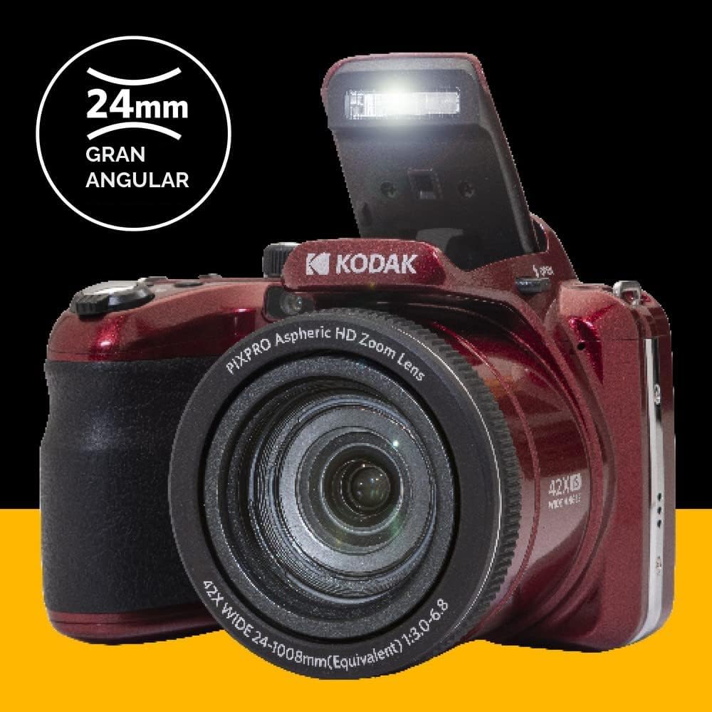 KODAK PIXPRO AZ425 - Cámara digital de 20 MP, zoom óptico 42x, OIS,...
