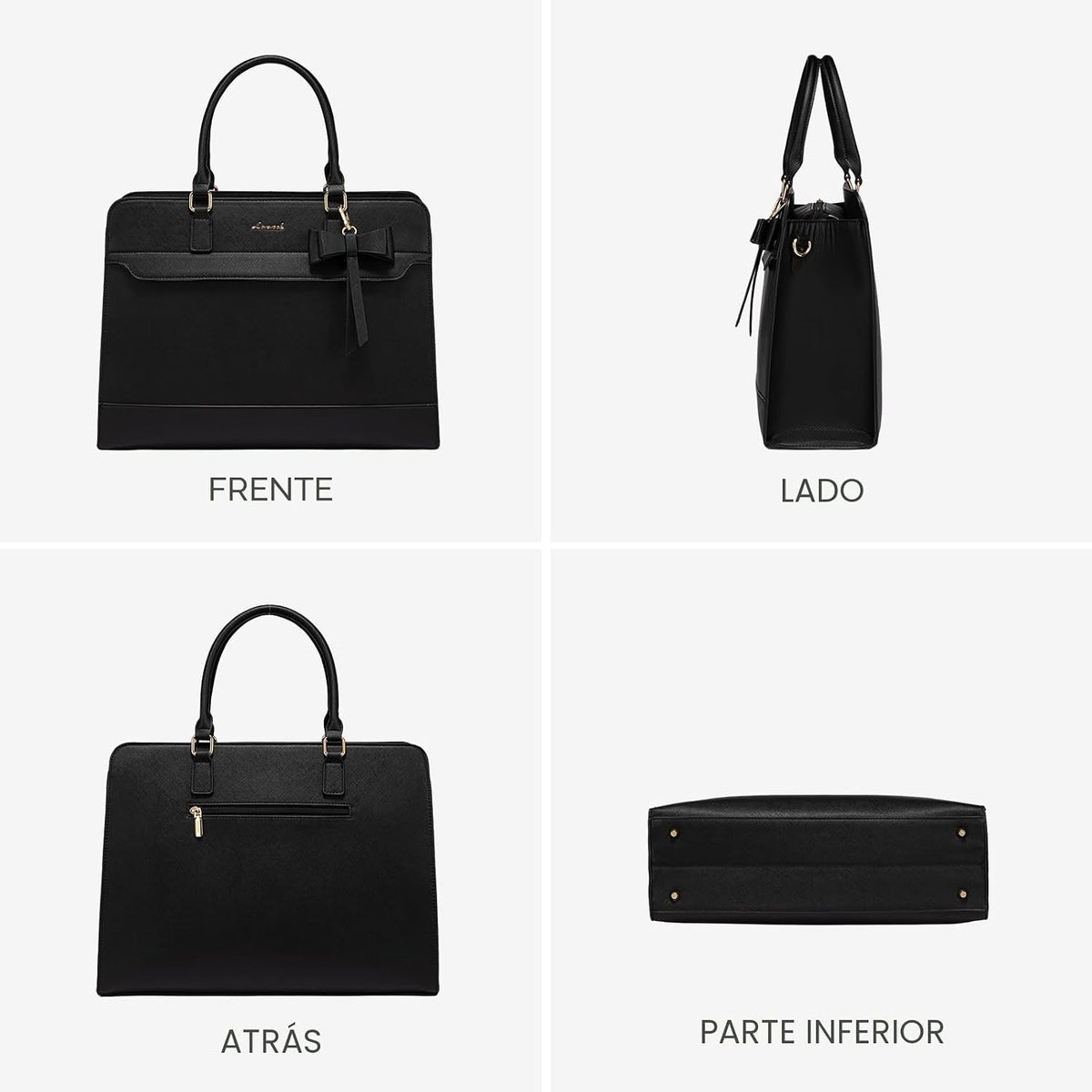 LOVEVOOK Bolso para laptop de mano para mujer, bolso de trabajo de...