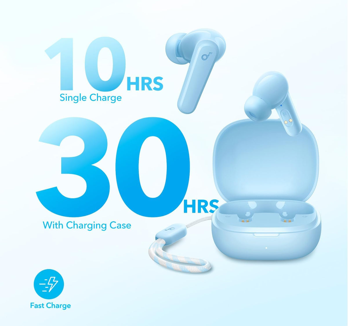 Soundcore by Anker P20i True Auriculares inalámbricos, con graves g...