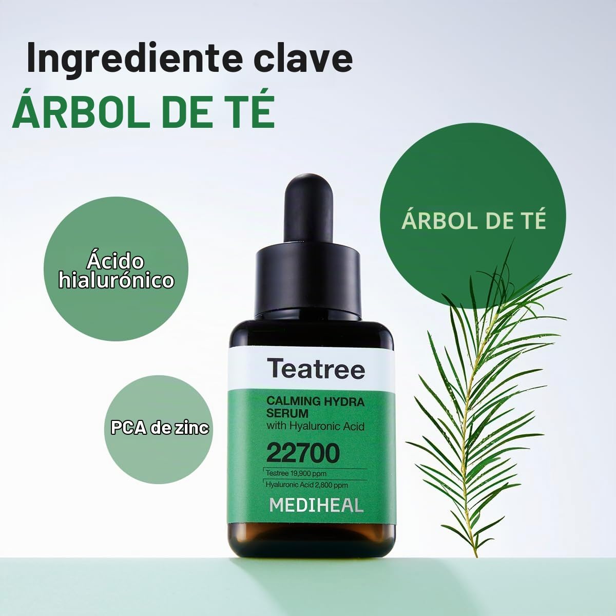 Suero Calmante Mediheal Teatree 1.35 onzas líquidas \u2013 Calma rá...
