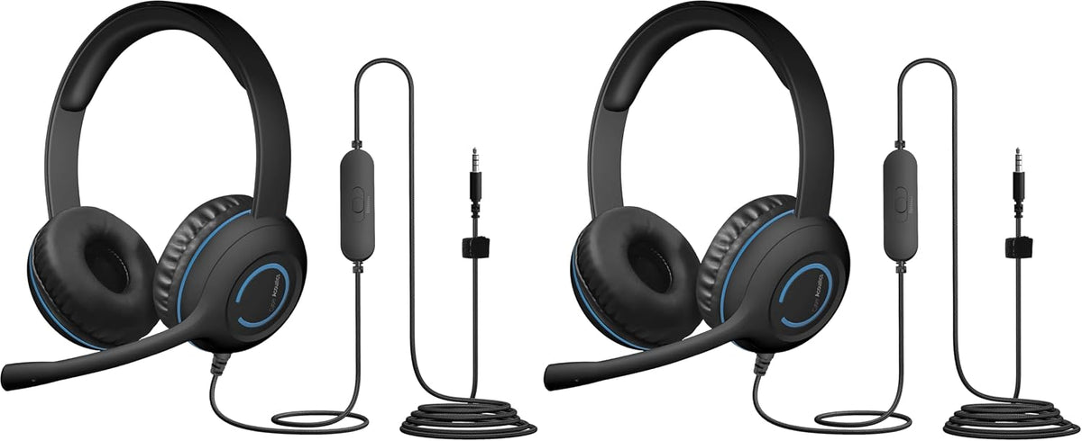Cyber Acoustics AC-5002 Auriculares estéreo con cable con micrófono...