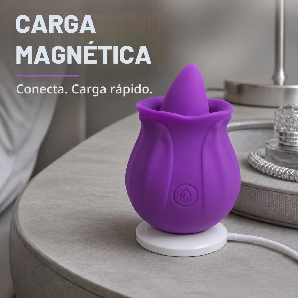 Quiet Clitoral Rose Sex Toys Lengua Lamiendo Vibrador Juguete Adult...