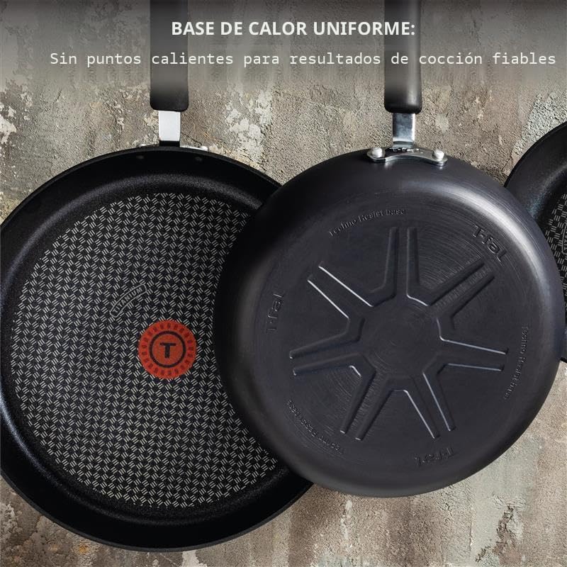 T-Fal Ultimate - Juego de utensilios de cocina anodizados y antiadh...