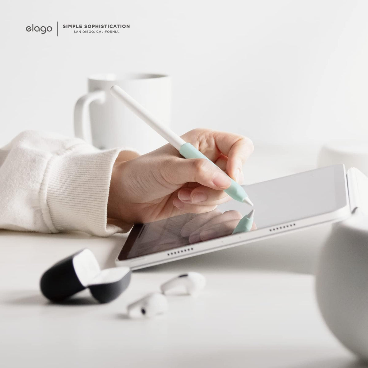 elago Agarre para Apple Pencil Pro, 1ª generación, 2ª generación y...