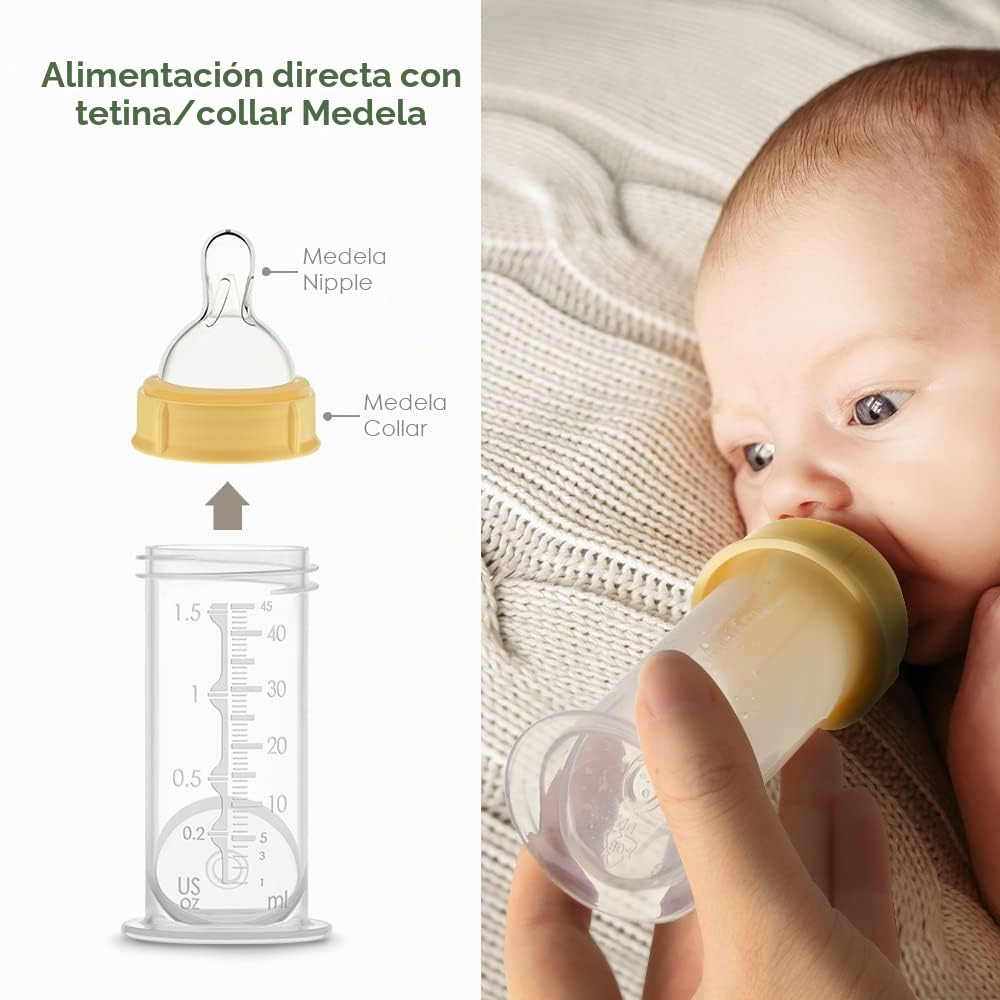 Maymom Botellas de Colostro y Almacenamiento con Tapas a Prueba de...