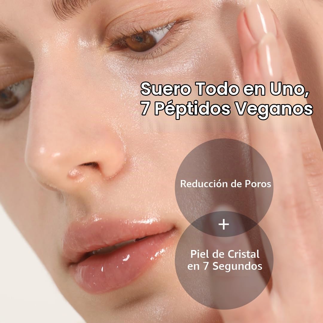 MIZON Suero potenciador de péptidos veganos 7 + ácido hialurónico 100