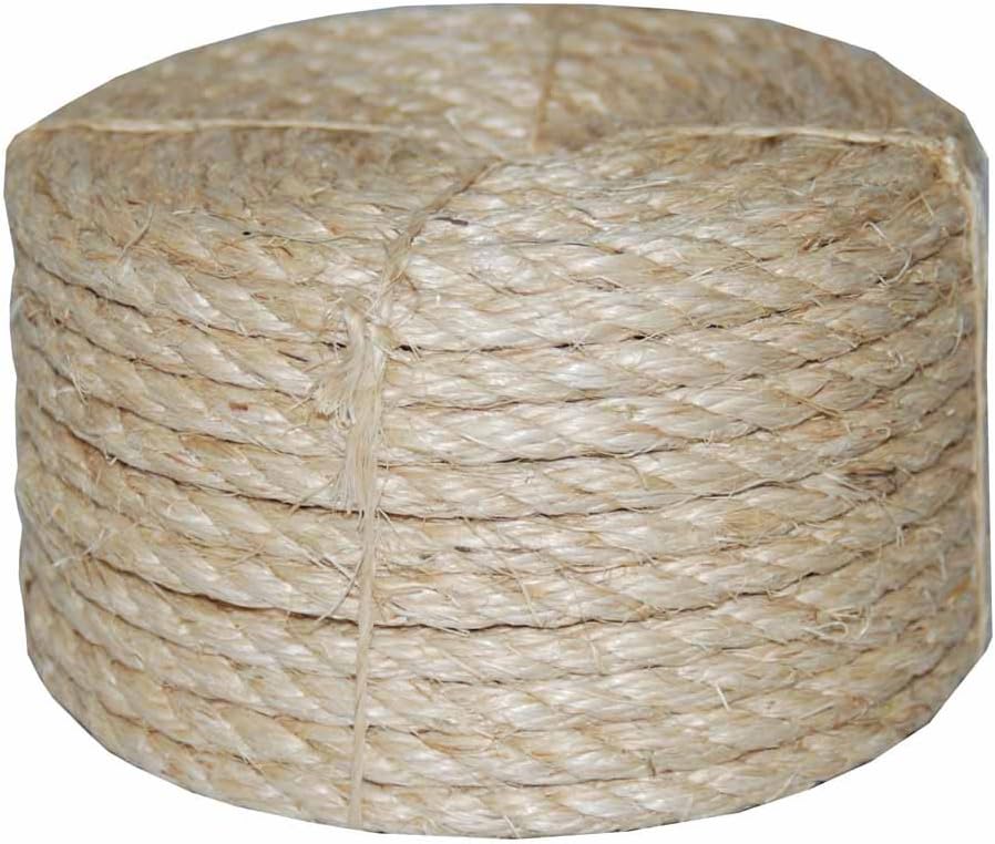 T.W. Evans Cordage Co. - Cuerda de sisal trenzada de 21-410 3\/8 pu...