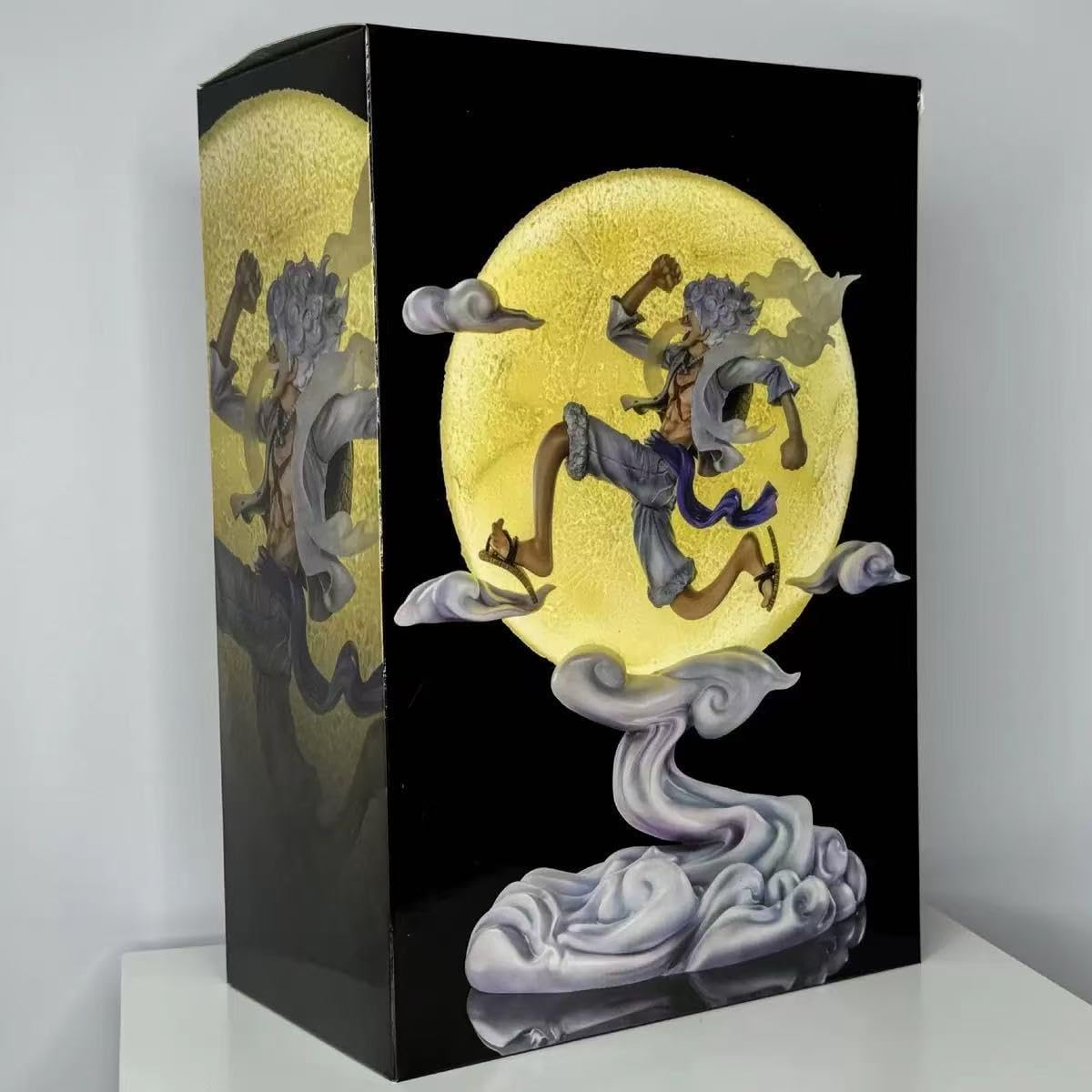 CBKSUHBADE Figura de anime de una pieza, forma de Luffy Nika, versi...