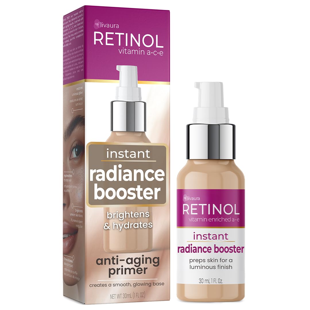 LIVAURA Retinol Radiance Booster - Suero hidratante facial | Radian...