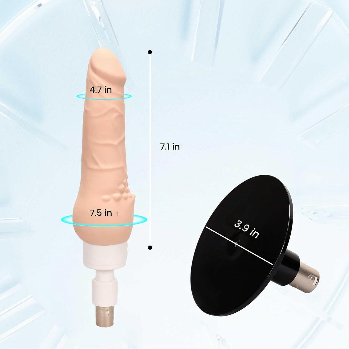 Amausen Máquina sexual de consolador de calefacción y vibración con...