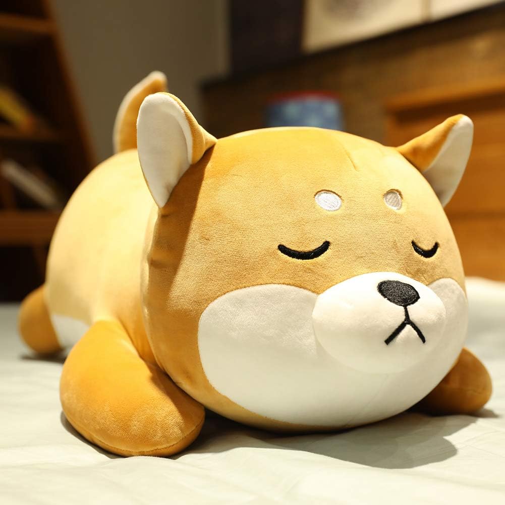 ERDAO Shiba Inu - Almohada de peluche, suave juguete de peluche de...