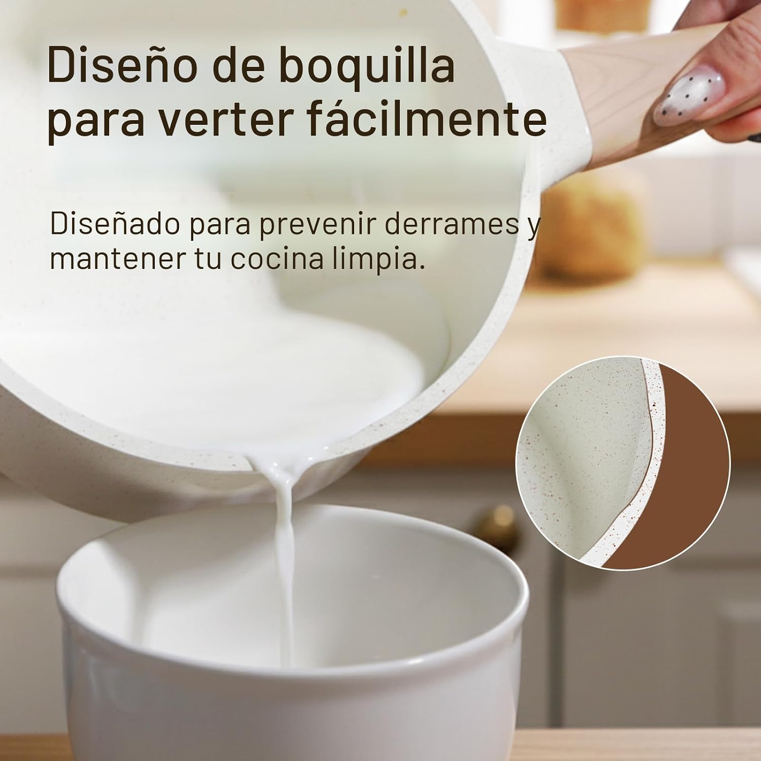 Juego de ollas y sartenes antiadherentes, no tóxicos, 22 piezas de...