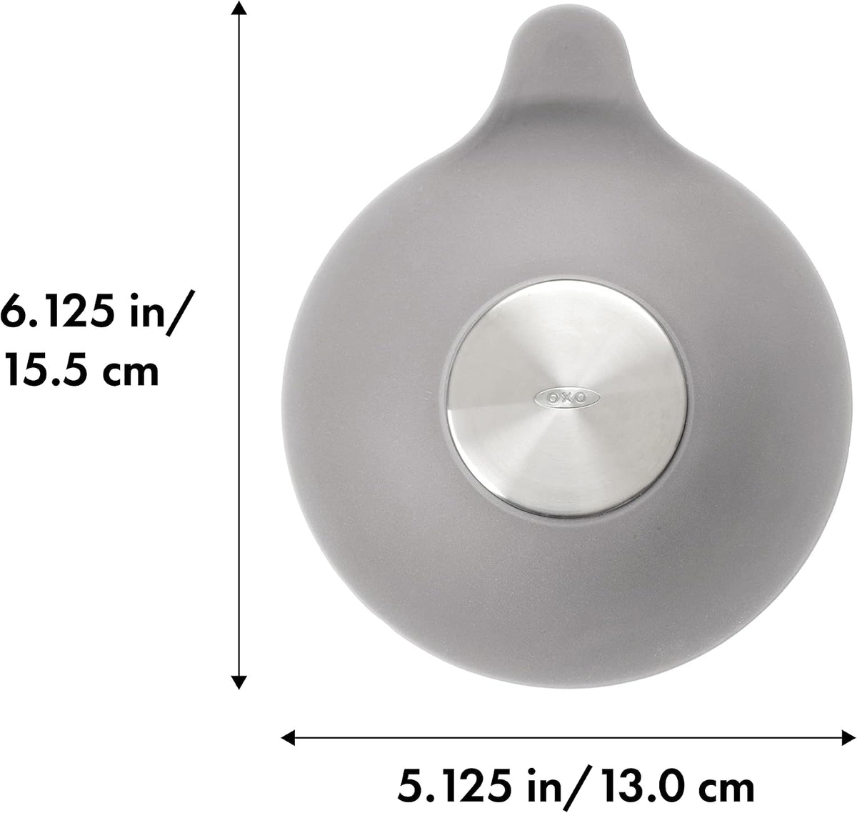 OXO Good Grips Tapón de silicona y acero inoxidable para bañera (gr...