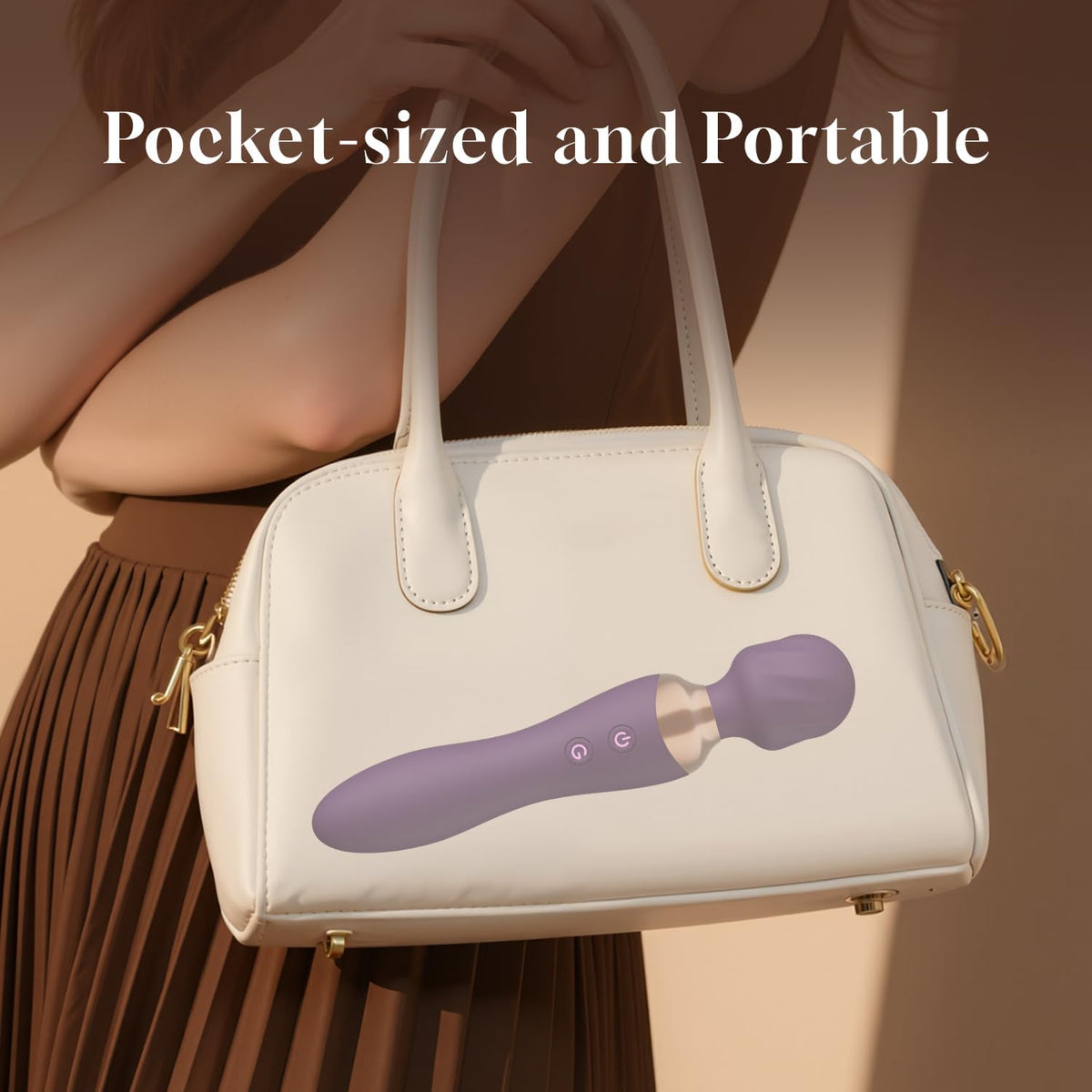 MOOLIGIRL Vibrador Varita Consolador Doble Extremo, Mujeres Adultas...