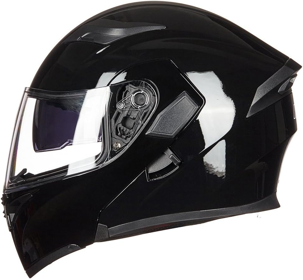ILM 902 - Casco modular de cara completa con visera doble para moto...