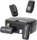 Hollyland Lark A1 Mini micrófono inalámbrico para iPhone y Android,...