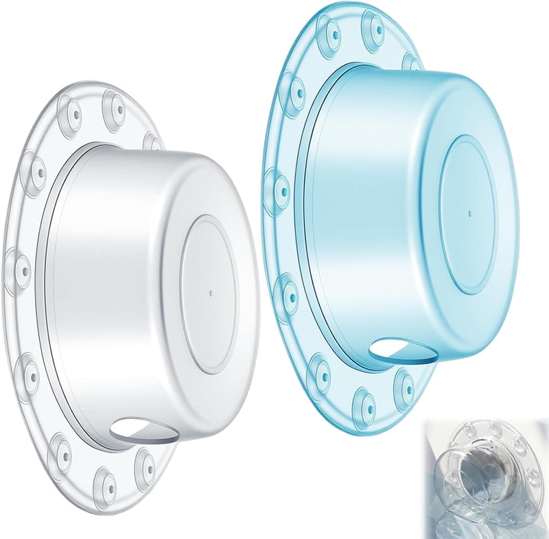 2 tapones para bañera, tapón de bañera de 6.1 pulgadas transparente...